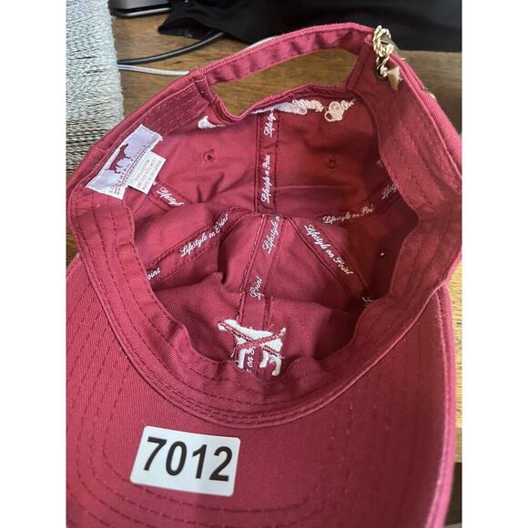 Southern Point Co Pointer Hunting Dog Strap Hat Cap Red NWT - Picture 4 of 4